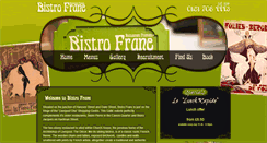 Desktop Screenshot of bistrofranc.com